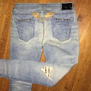 Distressed Skinny Robin’s Jeans